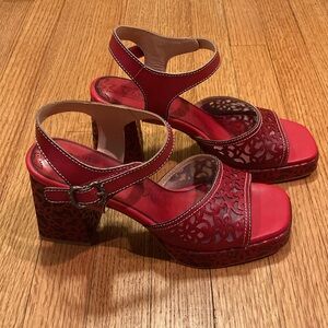 L’Artiste Spring Step Red Shoes Size 41